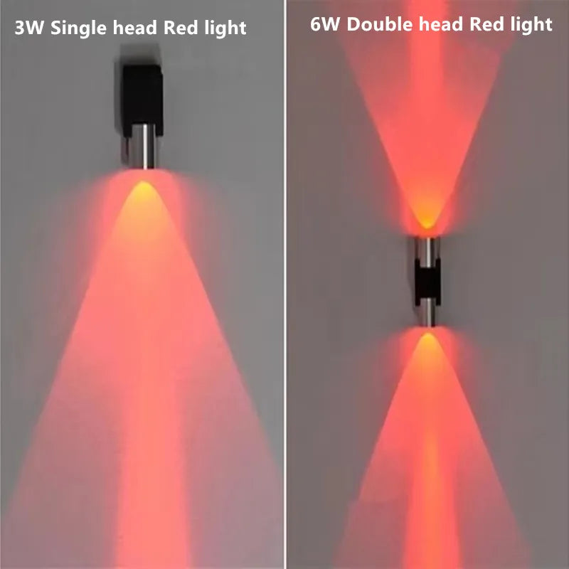 Indoor LED wall lamp 3W 6W aluminum lighting bedroom living room decoration corridor bar KTV lamp corridor wall lamp A85-265V