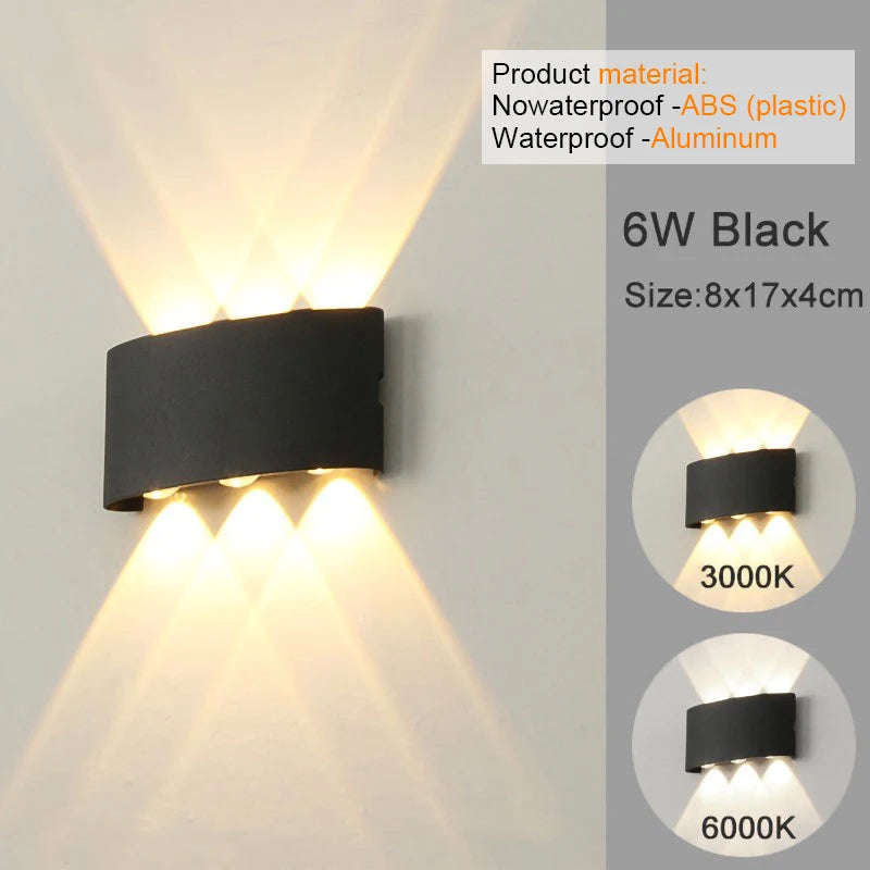 Up-Down LED Wall Sconce — Indoor & Outdoor