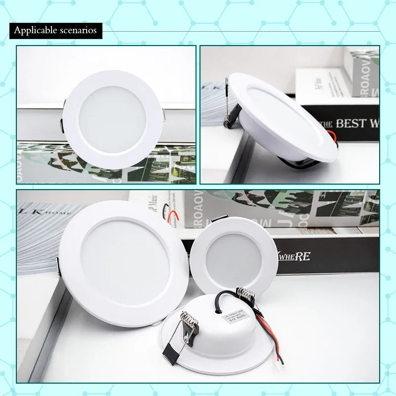 Round LED Downlight — 5W to 18W