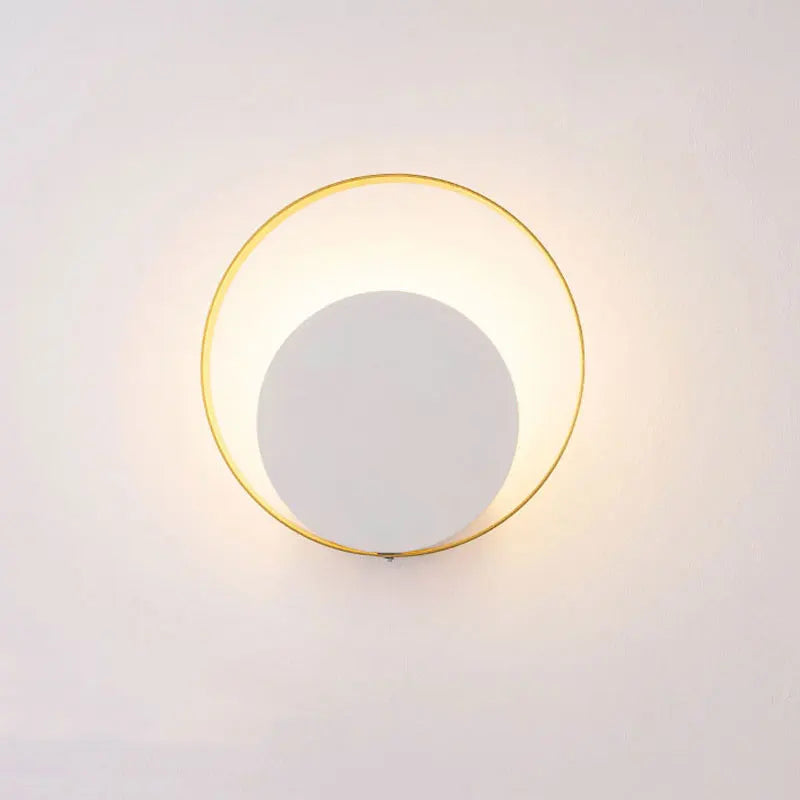 Indoor LED Wall Lamp Living Room Decoration Wall Light Home Lighting Fixture Round Loft Stair Bedroom Bedside Lights AC90-260V