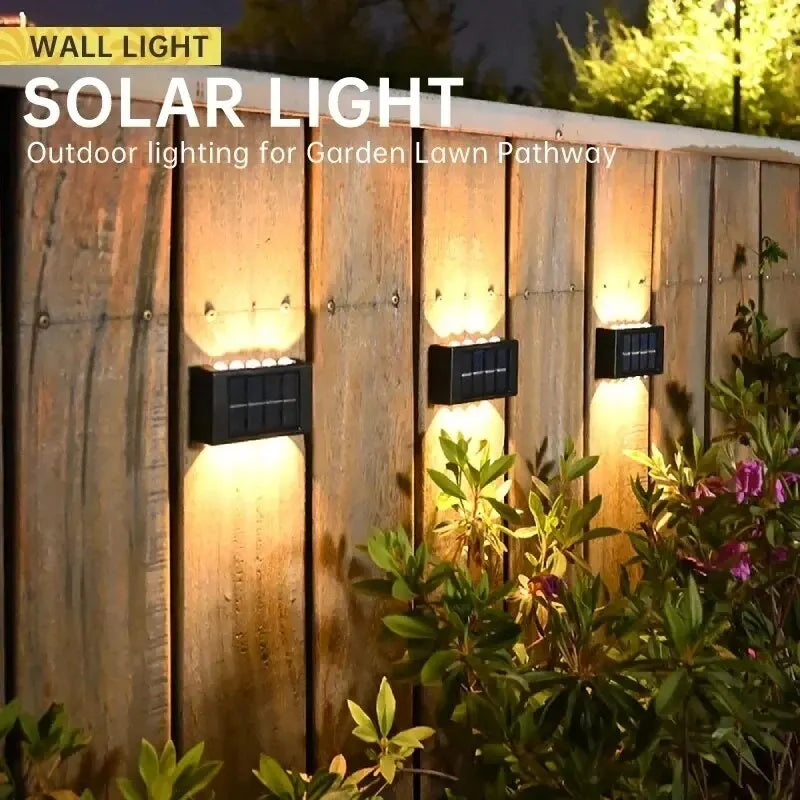 Solar Outdoor Wall Lamp — 4 to 10 LED