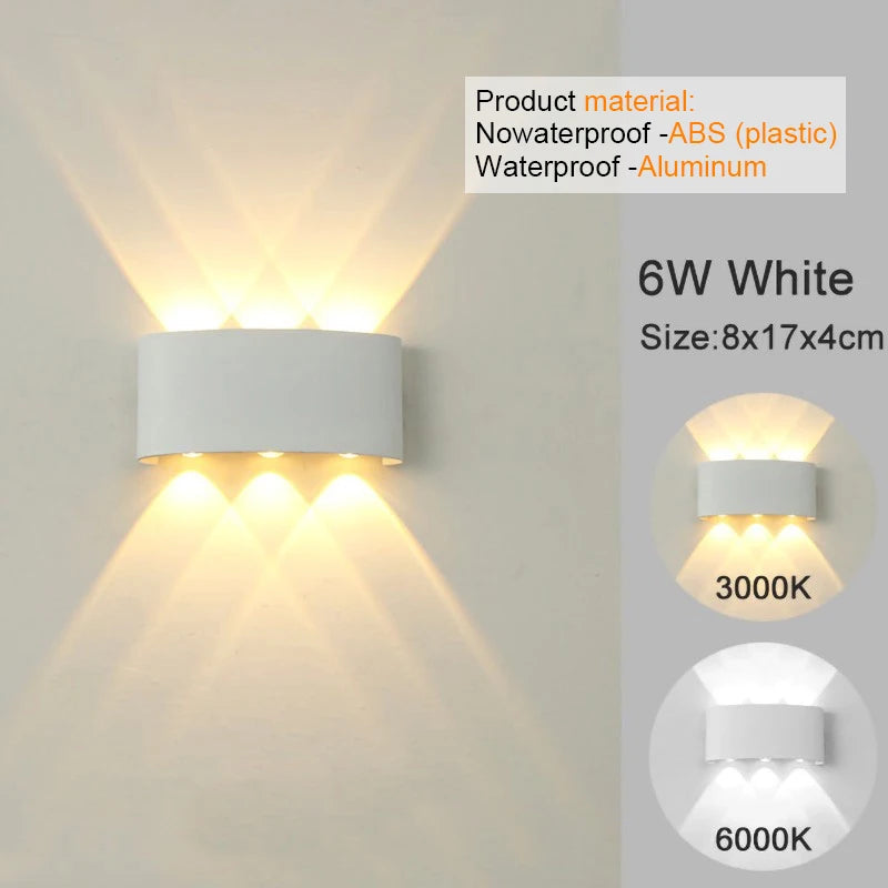 Up-Down LED Wall Sconce — Indoor & Outdoor