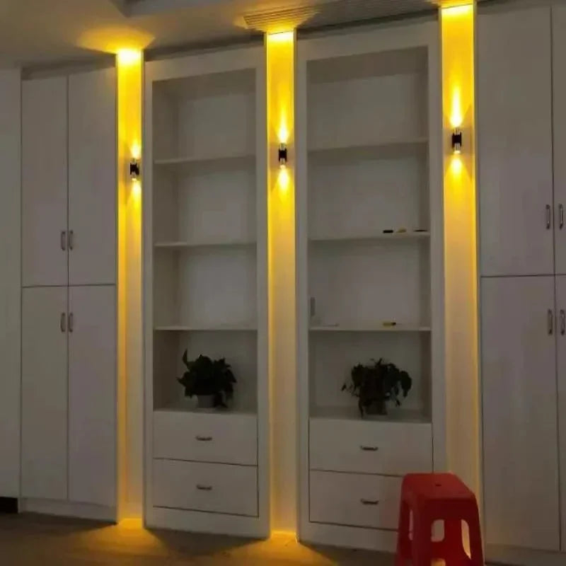 Indoor LED wall lamp 3W 6W aluminum lighting bedroom living room decoration corridor bar KTV lamp corridor wall lamp A85-265V