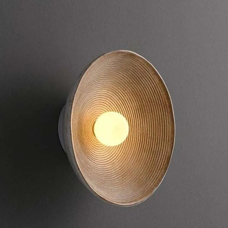 Indoor wall lamp.Retro style.Bedroom bedside lamp.Kitchen, study, balcony, corridor decoration.Resin material.Home lighting