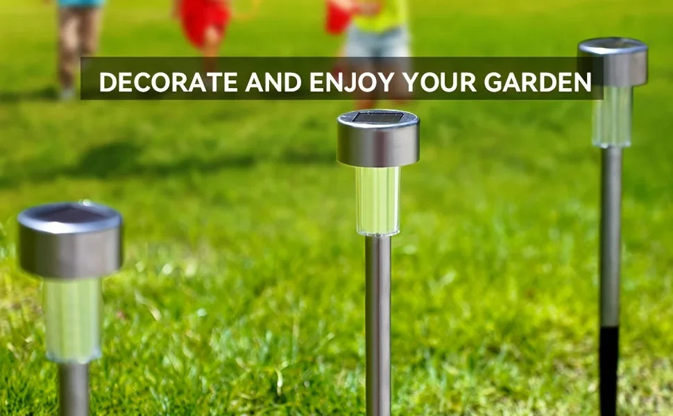 Outdoor Solar Lights Garden Lights Solar Powered Lamp Lantern Waterproof Landscape Lighting Pathway Yard Lawn Garden Decoration