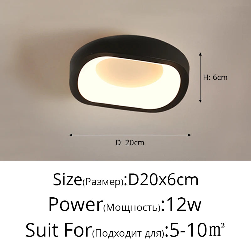 LED Cloakroom Minimalist Ceiling Light Indoor Lighting For Corridor Hallway Cloakroom Entrance Balcony Decorate Luster Lights